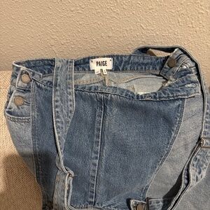 Paige overall denim dress